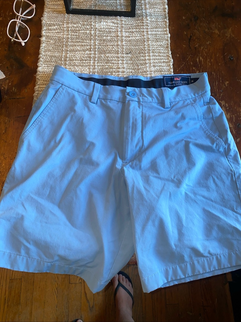 Vineyard Vines Pale Blue Men’s Flat Front Shorts